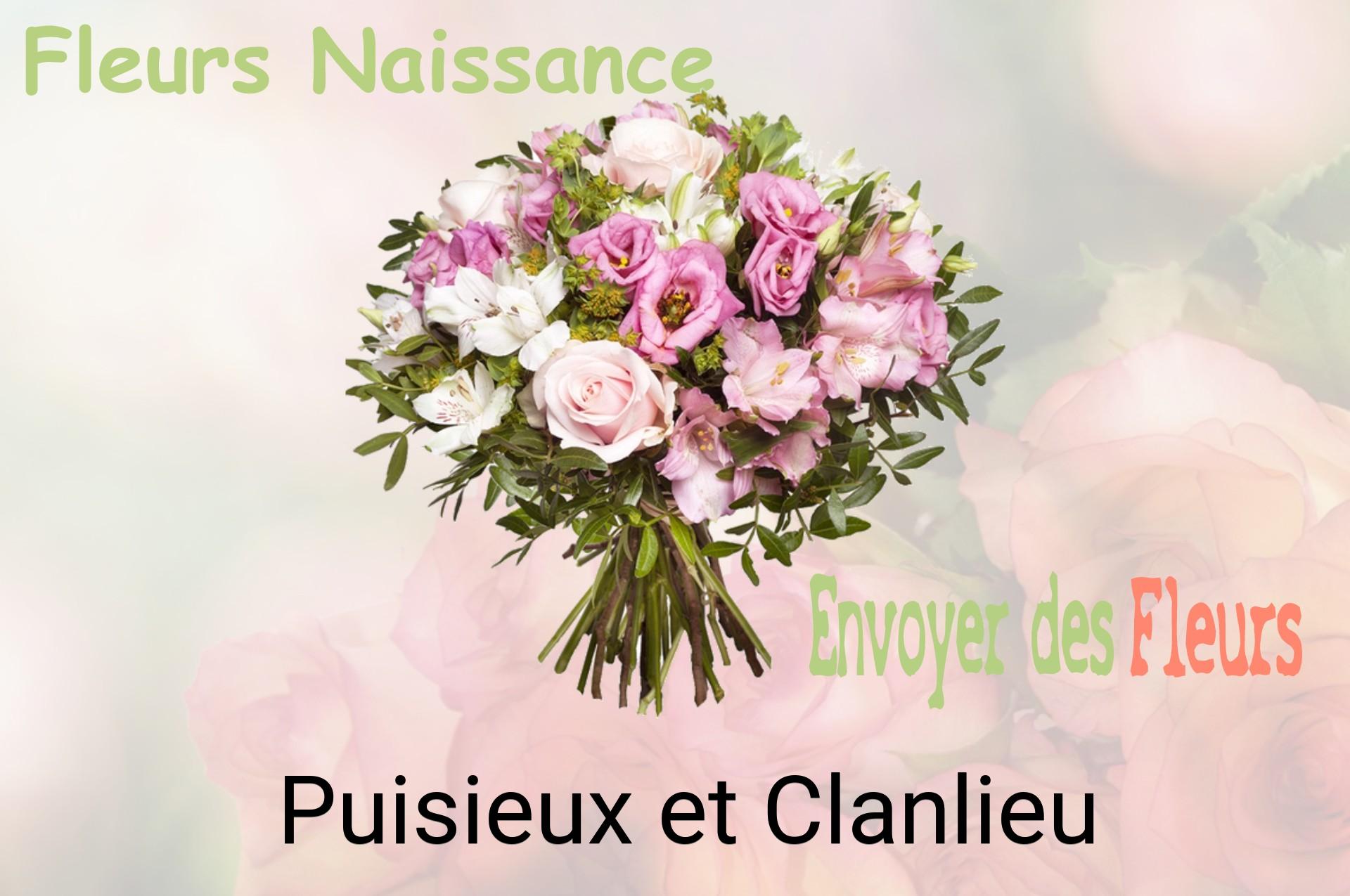 Bouquet de fleurs de naissance livré à Puisieux-et-Clanlieu