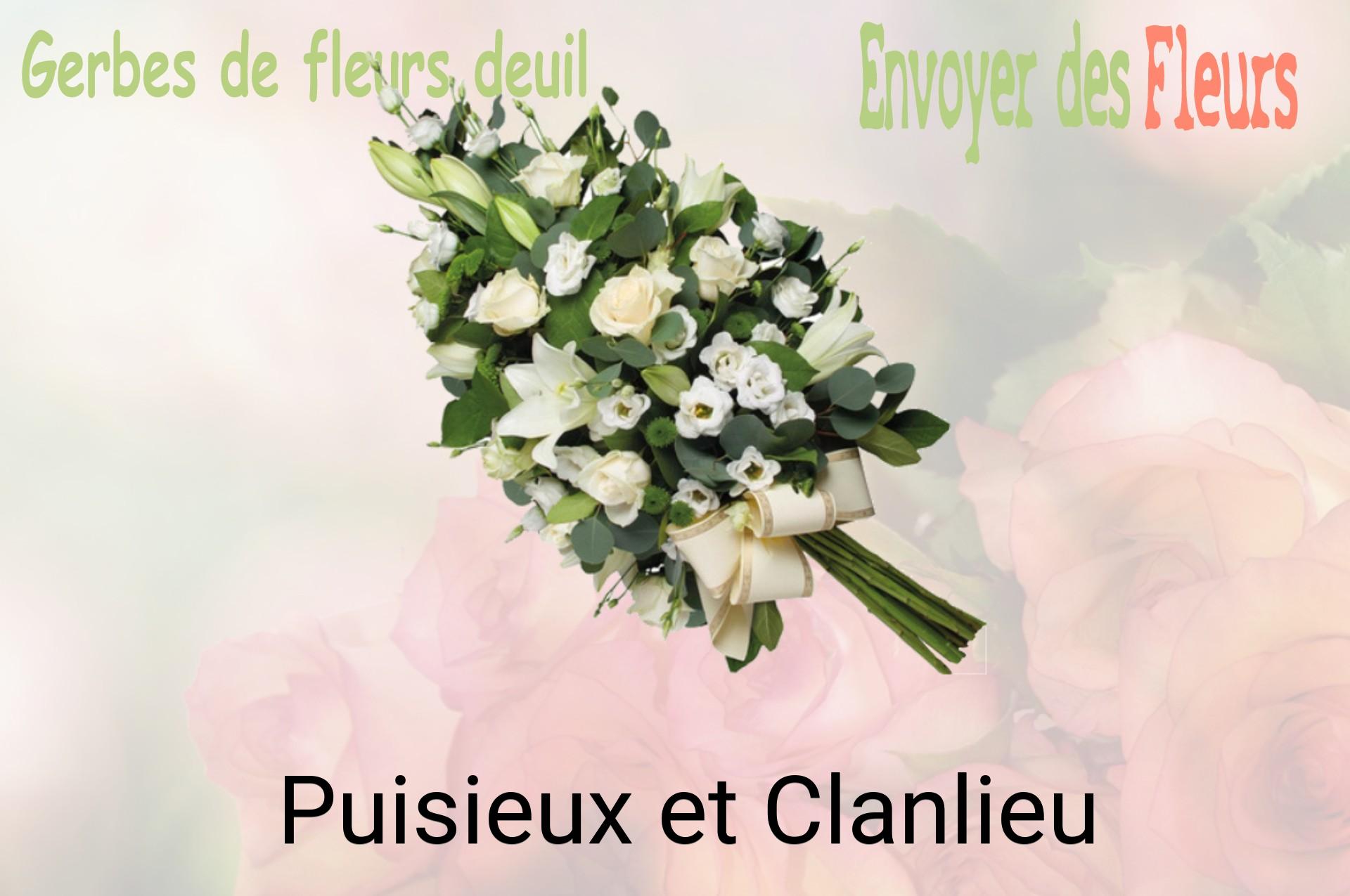 Gerbe de fleurs de deuil livrée à Puisieux-et-Clanlieu
